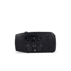 SafeSound Radio d'urgence solaire avec manivelle