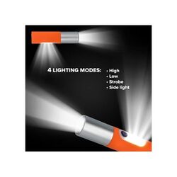 Lampe de poche LED rechargeable 10 W avec fonction zoom 300 lm