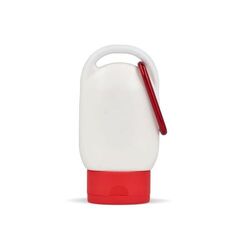 Lotion solaire avec mousqueton SPF30 en matériau recyclé