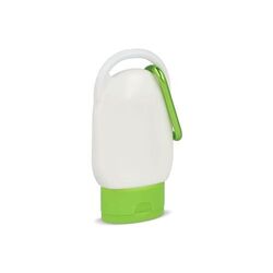 Lotion solaire avec mousqueton SPF30 en matériau recyclé