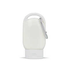 Lotion solaire avec mousqueton SPF30 en matériau recyclé