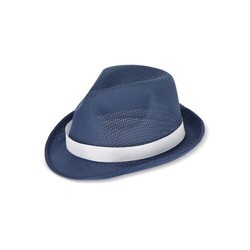 Chapeau en polyester avec bande