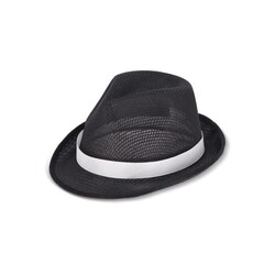 Chapeau en polyester avec bande