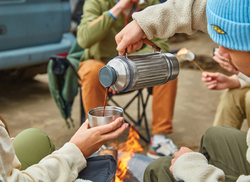 Gourde Explorer Duo 1L Black+Blum