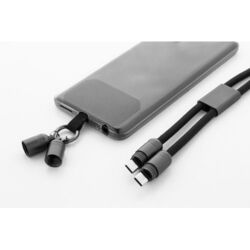 Câble tour de cou pour téléphone portable 60 W en RPET Fastly