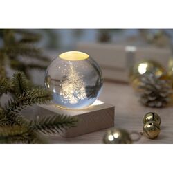 Globe lumineux de Noël Borealis