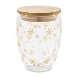 Tasse de Noël en verre thermos Bostro