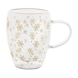 Mug thermos de Noël en verre Snostro