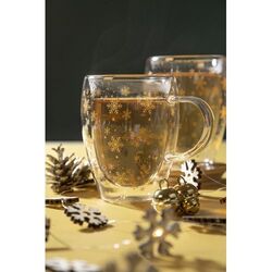 Mug thermos de Noël en verre Snostro