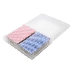 Set de 2 jeux de cartes Canasta