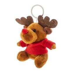 Porte-clés renne de Noël en peluche Julren