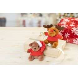 Porte-clés renne de Noël en peluche Julren