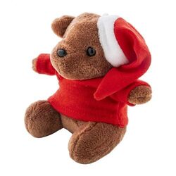 Porte-clés ourson de Noël en peluche Julnalle