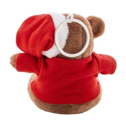 Porte-clés ourson de Noël en peluche Julnalle