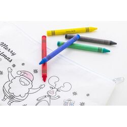 Étui à stylo Noël à colorier Julfar Draw