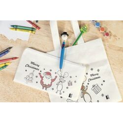 Étui À Stylo Noël À Colorier Julfar Draw