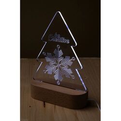 Trophée lumineux LED sapin Woodify Xmas