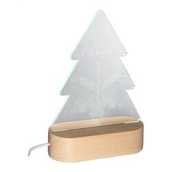 Trophée lumineux LED sapin Woodify Xmas