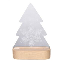 Trophée lumineux LED sapin Woodify Xmas
