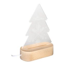 Trophée lumineux LED sapin Woodify Xmas