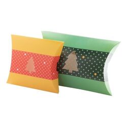 boite en forme de petit coussin CreaBox Pillow Xmas M