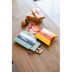 boite en forme de petit coussin CreaBox Pillow Xmas S