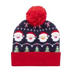 Chapeau D'Hiver Led De Noël, Père Noël Norrsken