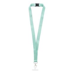 Tour de cou pour téléphone portable personnalisable en RPET Subyard Mobile Slim Safe