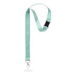 Tour de cou pour téléphone portable personnalisable en RPET Subyard Mobile Slim Safe