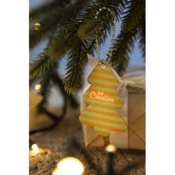 Porte-clés de Noël personnalisé, étoile CreaFelt Key Xmas