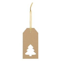 Étiquette Cadeau Personnalisée, Arbre De Noël Printag Plus Eco