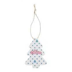 ornement de sapin de Noël personnalisé en papier semence, rond CreaJul Seed