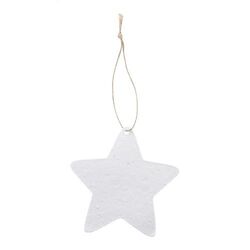 ornement de sapin de Noël personnalisé en papier semence, rond CreaJul Seed