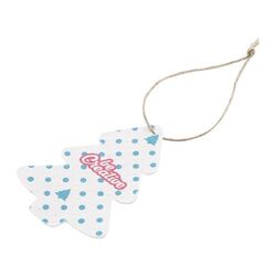 ornement de sapin de Noël personnalisé en papier semence, rond CreaJul Seed