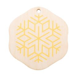 Décoration de sapin de Noël personnalisée CreaJul Wood