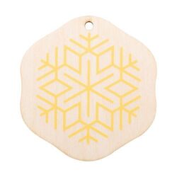 Décoration de sapin de Noël personnalisée CreaJul Wood