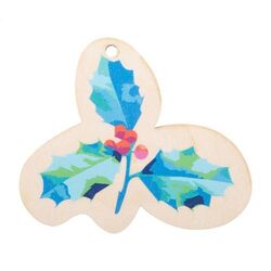 Décoration de sapin de Noël personnalisée CreaJul Wood