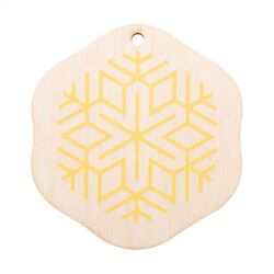 Décoration de sapin de Noël personnalisée CreaJul Wood