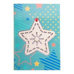 Carte de Noël, étoile TreeCard