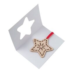 Carte de Noël, étoile TreeCard