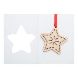 Carte de Noël, étoile TreeCard
