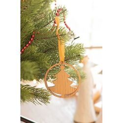 Décoration pour sapin de Noël, flocon de neige Lundamo