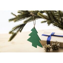 Ornement de sapin de Noël RPET, flocon de neige Joulox