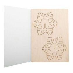 Carte De Noël, Flocon Creax