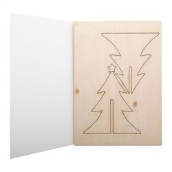 Carte de Noël, sapin CreaX