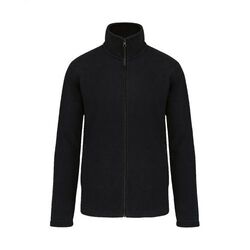 veste polaire à fermeture éclair longue KA9102