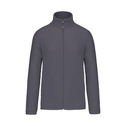 veste polaire à fermeture éclair longue KA9102