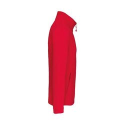 veste polaire à fermeture éclair longue KA9102