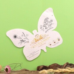 Papier graines A6 découpe spéciale