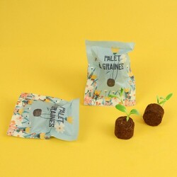 Palet à graines en papillote